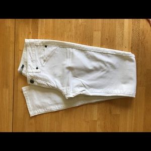 Prana white denim jeans